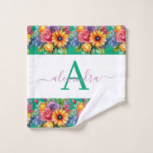 Ensemble de serviettes aux couleurs élégantes de p (Gant de toilette)