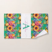 Ensemble de serviettes aux couleurs élégantes de p (Serviette à main)