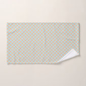 Ensemble de serviettes avec un losange géométrique (Serviette à main)