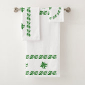Ensemble de serviettes - Bandes de Holly (En situation)