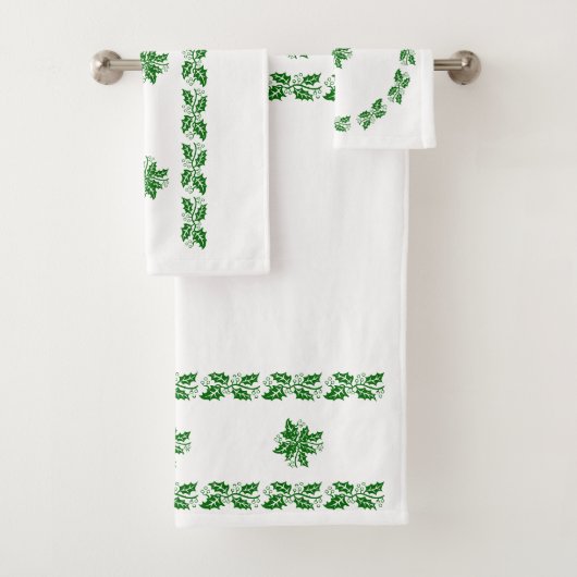 Ensemble de serviettes - Bandes de Holly (En situation)