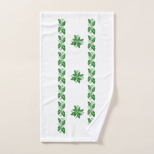 Ensemble de serviettes - Bandes de Holly (Serviette à main)