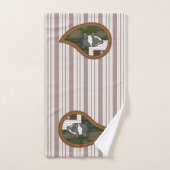 Ensemble de serviettes Basil le Cochon (Serviette à main)