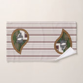 Ensemble de serviettes Basil le Cochon (Serviette à main)