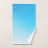 ensemble de serviettes bleu clair (Serviette à main)