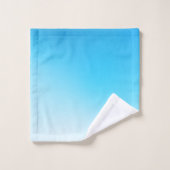 ensemble de serviettes bleu clair (Gant de toilette)