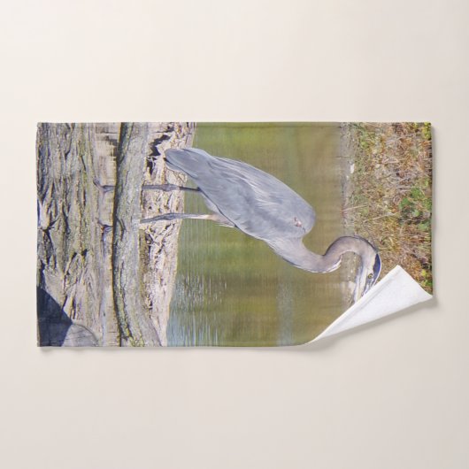 Ensemble de serviettes Blue Heron (Serviette à main)