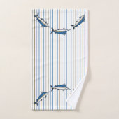 Ensemble de serviettes - Blue Marlin Fishing (Serviette à main)