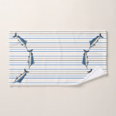 Ensemble de serviettes - Blue Marlin Fishing (Serviette à main)