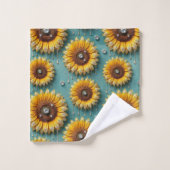 Ensemble de serviettes Bohème Soleil et Diamants (Gant de toilette)