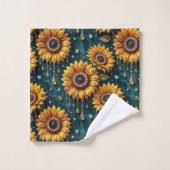 Ensemble de serviettes Bohème Soleils et Diamants (Gant de toilette)