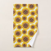 Ensemble de serviettes Boho Tournesols et Diamants (Serviette à main)