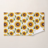 Ensemble de serviettes Boho Tournesols et Diamants (Serviette à main)