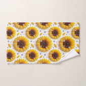 Ensemble de serviettes Boho Tournesols et Diamants (Serviette à main)