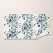 Ensemble de serviettes botaniques de verdure (Serviette à main)