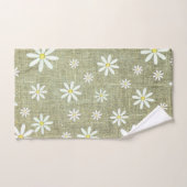 Ensemble de serviettes Burlap Daisy (Serviette à main)