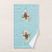 Ensemble de serviettes Callie la tortue de mer (Serviette à main)