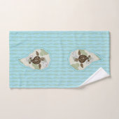 Ensemble de serviettes Callie la tortue de mer (Serviette à main)