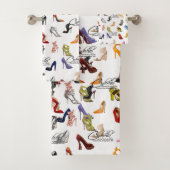 Ensemble de serviettes Cendrillon Citation Chaussu (En situation)