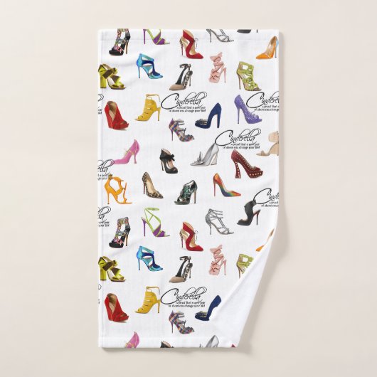 Ensemble de serviettes Cendrillon Citation Chaussu (Serviette à main)