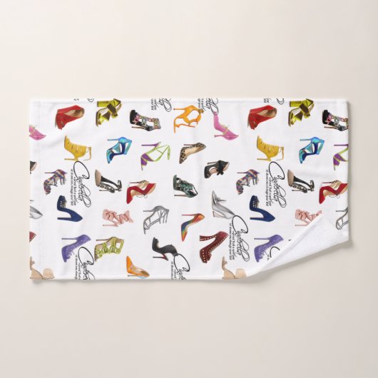 Ensemble de serviettes Cendrillon Citation Chaussu (Serviette à main)