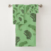 Ensemble de serviettes Chameleons (En situation)