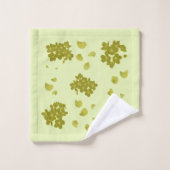 Ensemble de serviettes Chartreuse olivier lime or  (Gant de toilette)