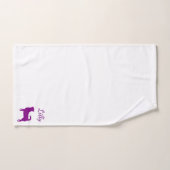 Ensemble de serviettes Chihuahua Violet (Serviette à main)