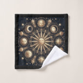 Ensemble de serviettes Ciel nocturne céleste (Gant de toilette)