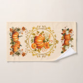 Ensemble de serviettes Citrouilles automne (Serviette à main)