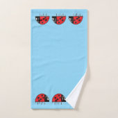 Ensemble de serviettes coccinelle (Serviette à main)