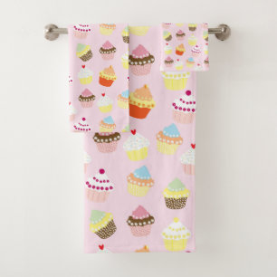 Ensemble de serviettes Cupcake Party