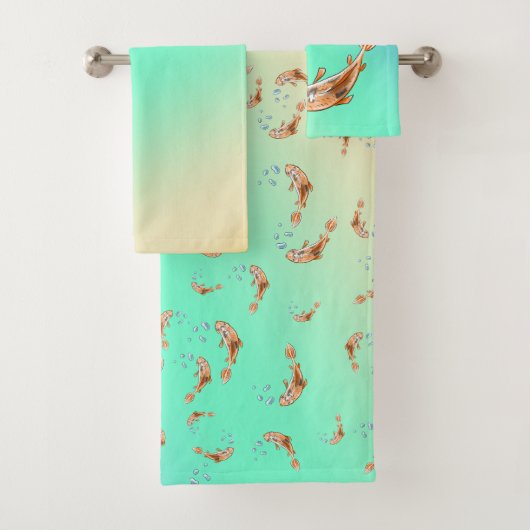 Ensemble de serviettes de bain (En situation)