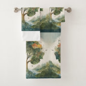 Ensemble de serviettes de bain (En situation)
