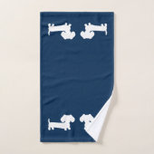 Ensemble de serviettes de bain 3 pièces Navy Blue (Serviette à main)