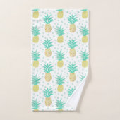 Ensemble de serviettes de bain à ananas Motif Polk (Serviette à main)