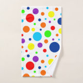 Ensemble de serviettes de bain à arcs blancs (Serviette à main)