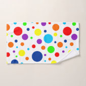 Ensemble de serviettes de bain à arcs blancs (Serviette à main)