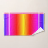 Ensemble de serviettes de bain à bandes blanches p (Serviette à main)