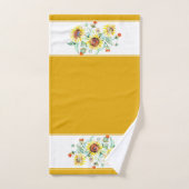 ensemble de serviettes de bain à bordure de tourne (Serviette à main)