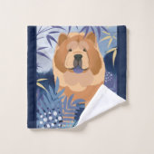 Ensemble de serviettes de bain à boue lisse INDIGO (Gant de toilette)