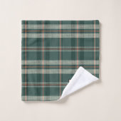 Ensemble de serviettes de bain à carreaux moderne  (Gant de toilette)