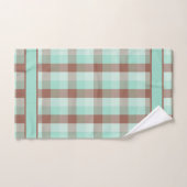 Ensemble De Serviettes De Bain À damiers (Serviette à main)