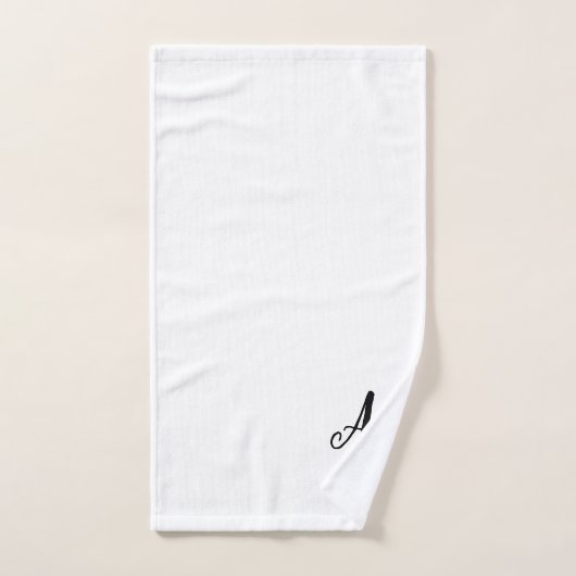 Ensemble de serviettes de bain à écriture Monogram (Serviette à main)