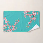 Ensemble de serviettes de bain à fleurs de cerisie (Serviette à main)