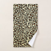 Ensemble de serviettes de bain à imprimé léopard (Serviette à main)