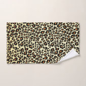 Ensemble de serviettes de bain à imprimé léopard (Serviette à main)