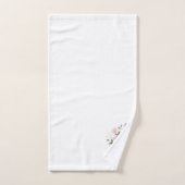 Ensemble de serviettes de bain à lettre initiale B (Serviette à main)