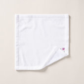 Ensemble de serviettes de bain à lettre initiale T (Gant de toilette)