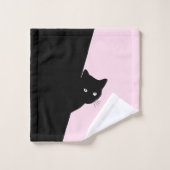 Ensemble de serviettes de bain à monogramme au mot (Gant de toilette)
